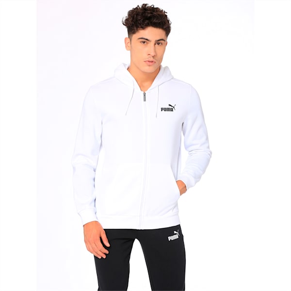 ESS FZ Hoody FL, Puma White, extralarge-IND