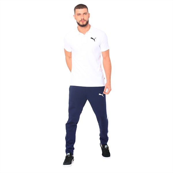 ESS Pique Polo, Puma White-_Cat, extralarge-IND