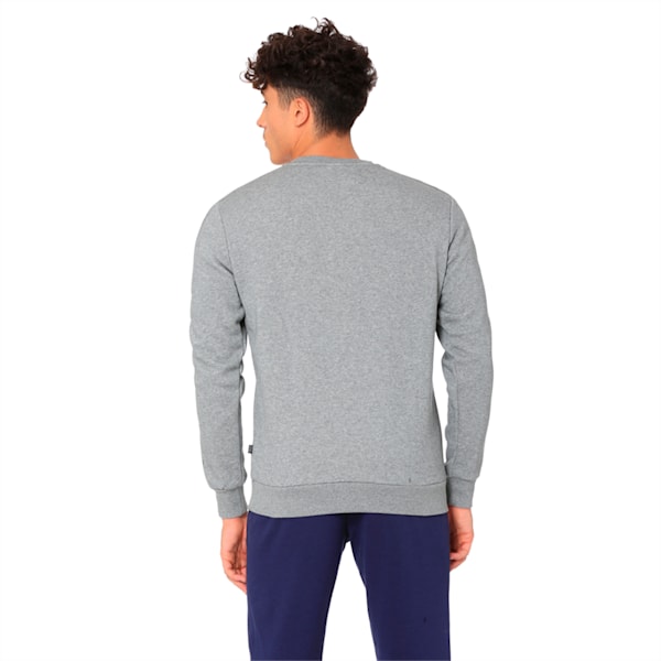 Tape Crew Sweat, Medium Gray Heather, extralarge-IND