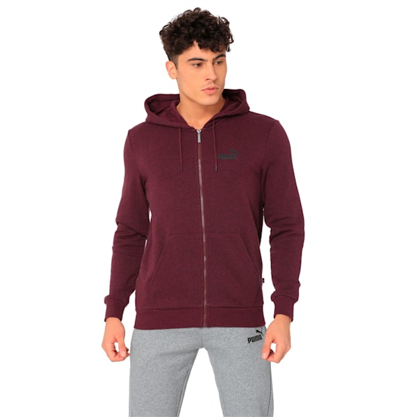 ESS+ FZ Hoody TR, Fig Heather, extralarge-IND