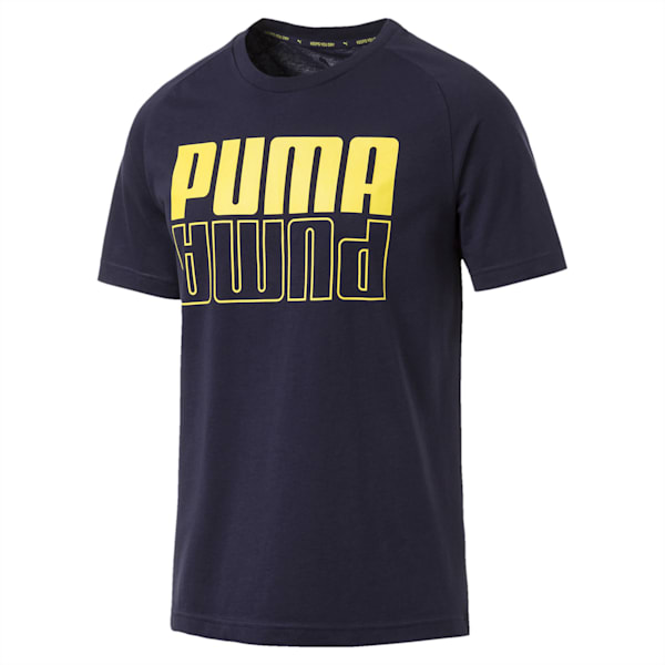 Modern Sports Logo Men's Tee, Peacoat, extralarge-IND