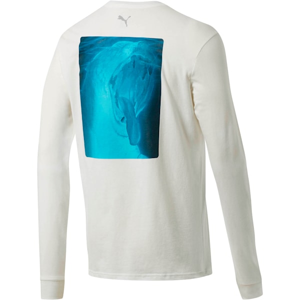 Uproar Men’s Long Sleeve Tee, Puma White, extralarge