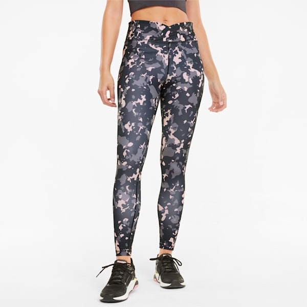 Modern Sports 7/8 AOP Tight Fit Women's Tights, Puma Black, extralarge-IND
