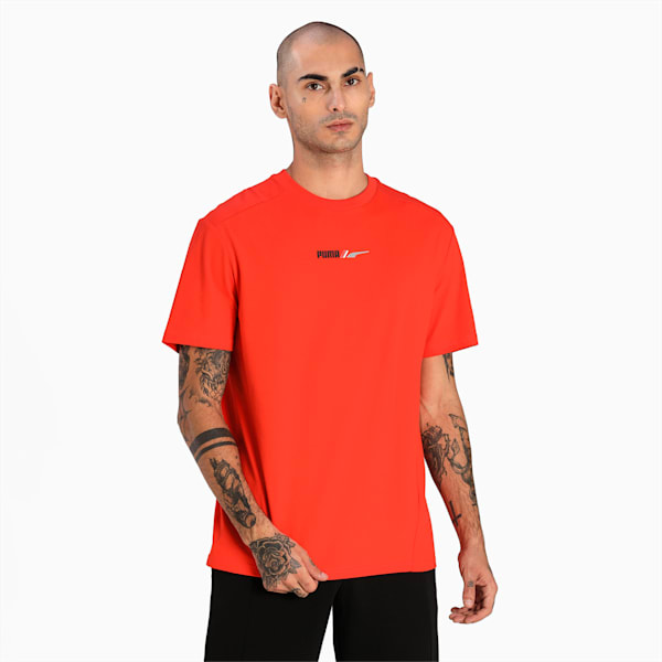 RAD/CAL Men's Relaxed Fit T-Shirt, Grenadine, extralarge-IND