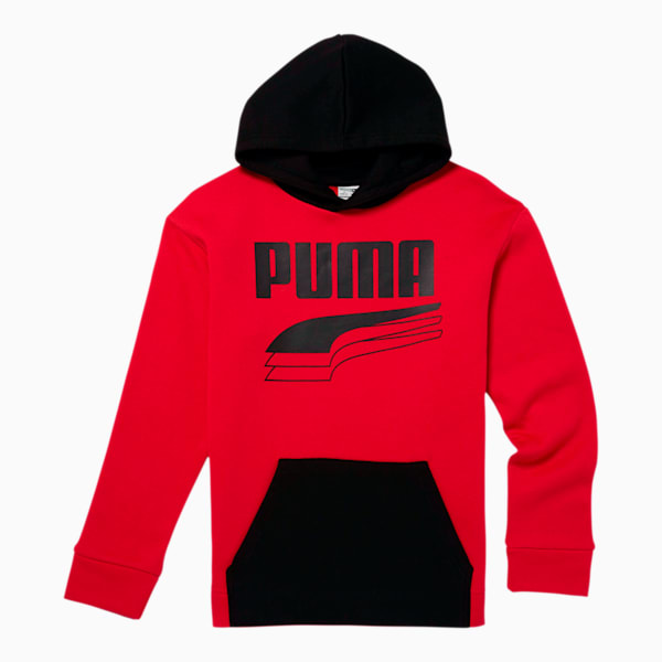Puma rebel block hoodie sales