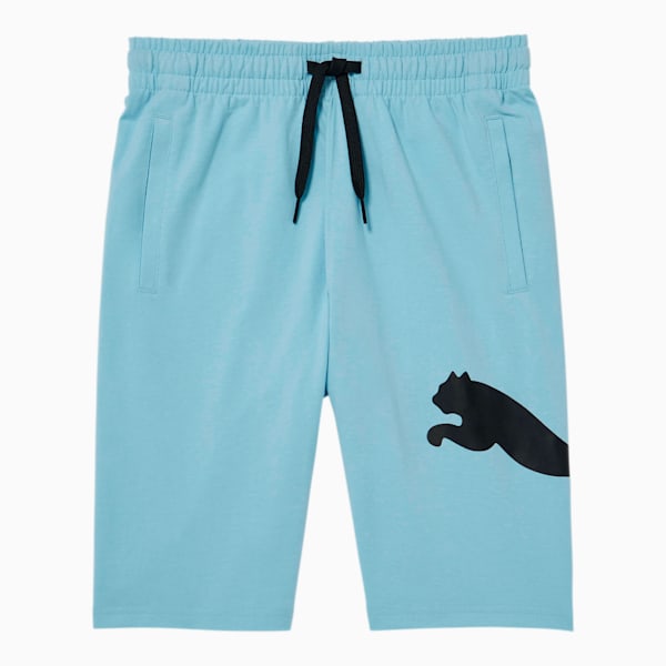 Speed Boys' Heavy Jersey Shorts JR, AQUAMARINE, extralarge