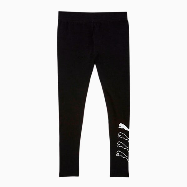 Rebel Kids' Fashion Leggings JR, PUMA BLACK, extralarge