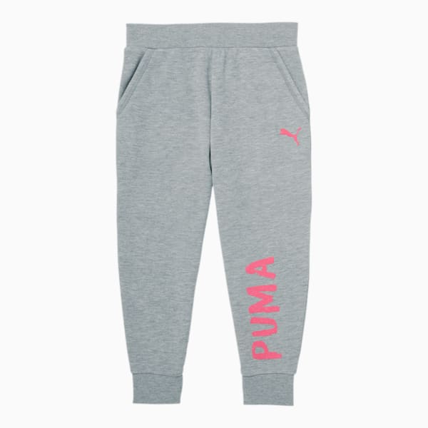 Alpha Girls' Capri Joggers JR, LT HEATHER GREY, extralarge