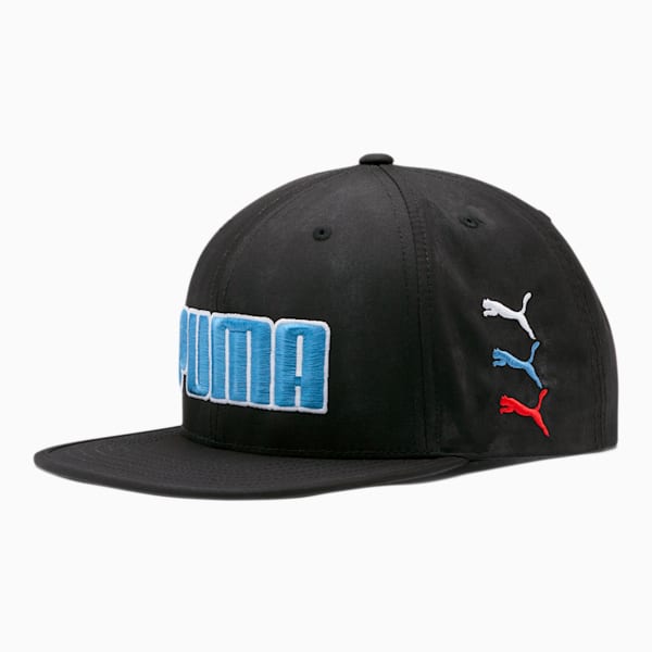 PUMA Estate Flatbrim Snapback, Black, extralarge