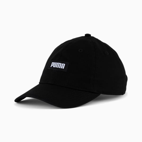 PUMA Link Adjustable Cap, BLACK/WHITE, extralarge