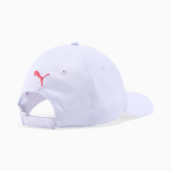 PUMA Grade Women's Performance Cap, WHITE/PINK, extralarge