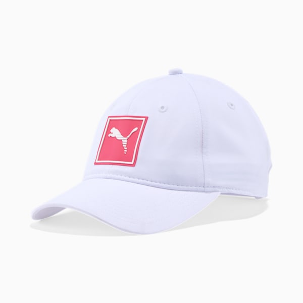PUMA Grade Women's Performance Cap, WHITE/PINK, extralarge