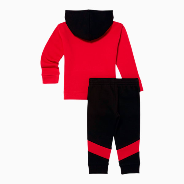 Rebel Block Hoodie + Jogger Infant + Toddler Set, HIGH RISK RED, extralarge
