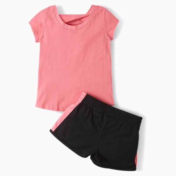 Tee+ Short Infant + Toddler Set, BUBBLE GUM, extralarge