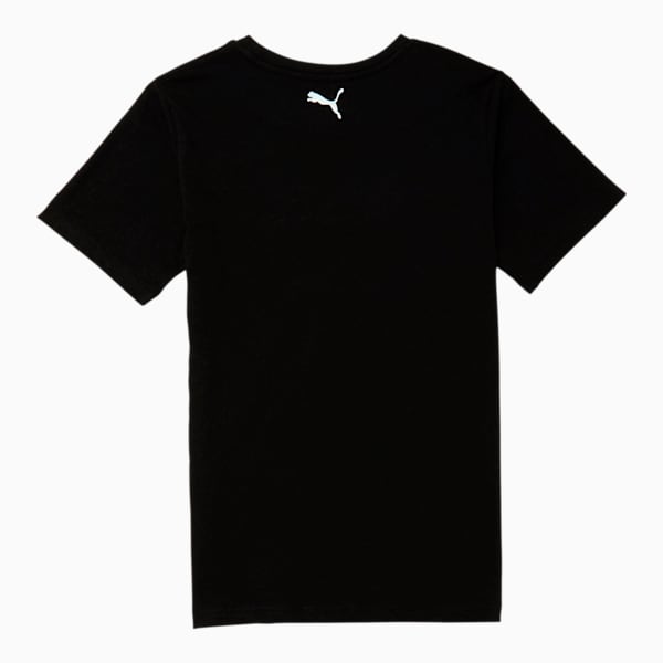 Rebel Bold Kids' Graphic Tee JR, PUMA BLACK, extralarge