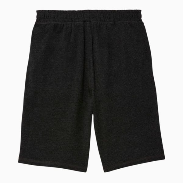 Rebel Bold Boys' Heavy Jersey Shorts JR, BLACK HEATHER, extralarge