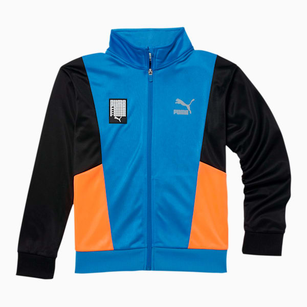 Tailored for Sport Boys' Tricot Track Jacket JR, PALACE BLUE, extralarge