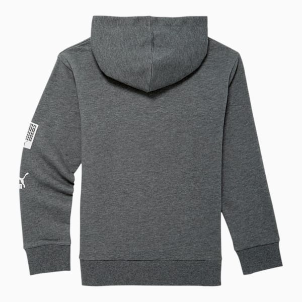 Tailored for Sport Kids' Fleece Hoodie JR, CHARCOAL HEATHER, extralarge
