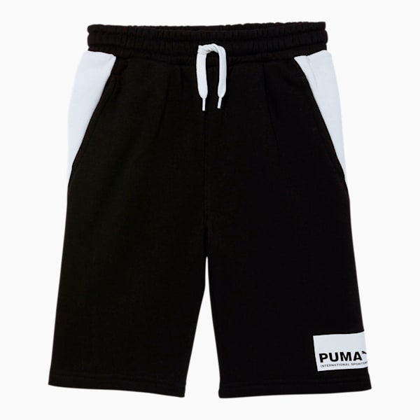 Avenir Boys' Fleece Shorts JR, PUMA BLACK, extralarge