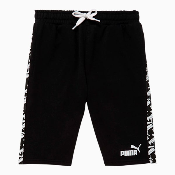 Amplified Boys' French Terry Shorts JR, PUMA BLACK, extralarge