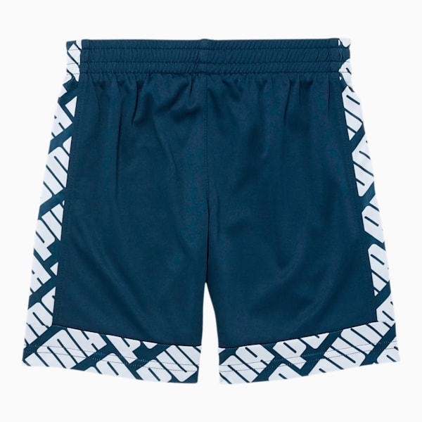 Graphic Injection Print Toddler Colorblocked Performance Shorts, DARK DENIM, extralarge