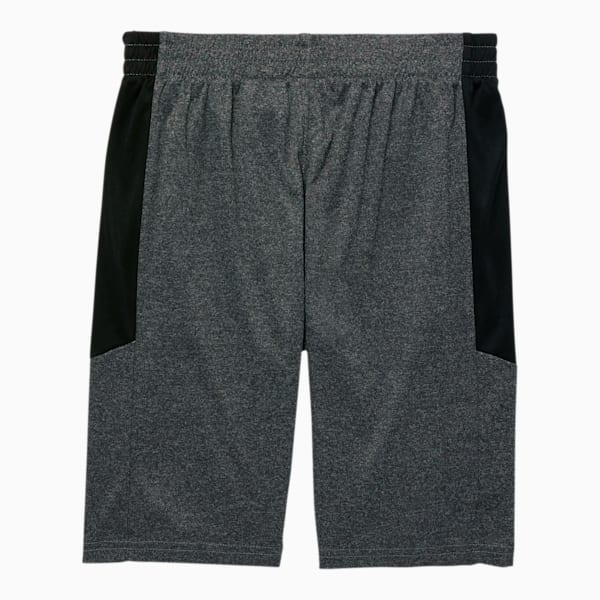 Iconic MCS Boys' Performance Shorts JR, CHARCOAL HEATHER, extralarge