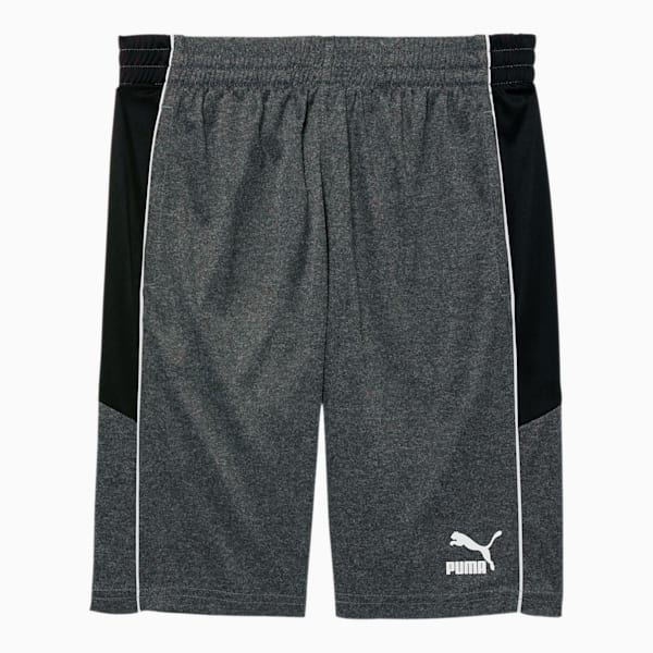 Iconic MCS Boys' Performance Shorts JR, CHARCOAL HEATHER, extralarge