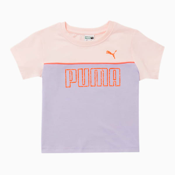 Graphic Injection Toddler Colorblocked Fashion Tee, PURPLE HEATHER, extralarge