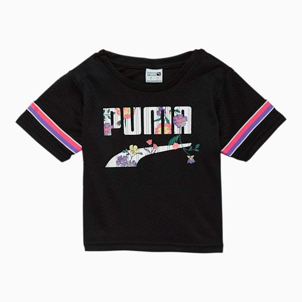 Downtown Infant Mesh Fashion Tee, PUMA BLACK, extralarge