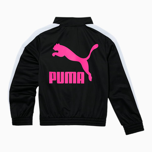 Tailored for Sport Girls' Tricot T7 Track Jacket JR, PUMA BLACK, extralarge