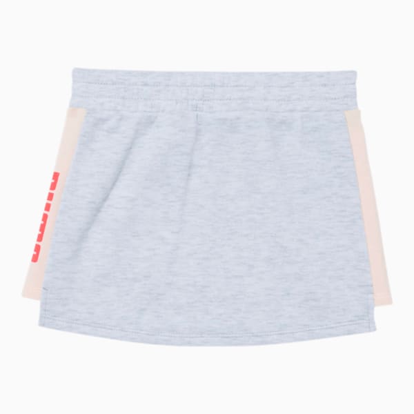 Classics Toddler French Terry Skirt, WHITE HEATHER, extralarge