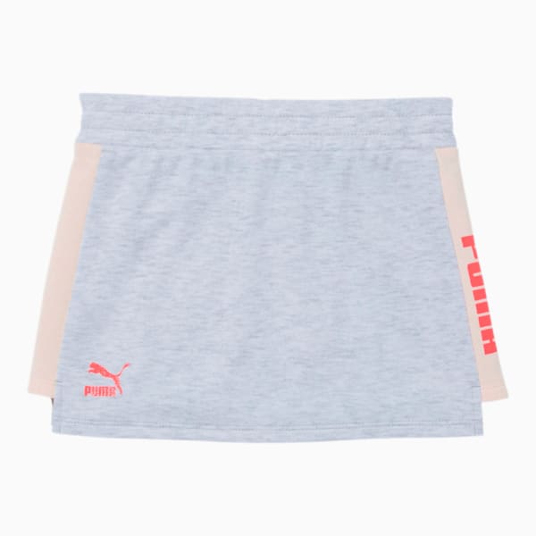 Classics Toddler French Terry Skirt, WHITE HEATHER, extralarge