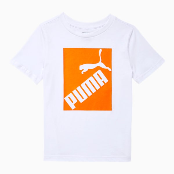 Amplified Little Kids' Graphic Tee, PUMA WHITE, extralarge