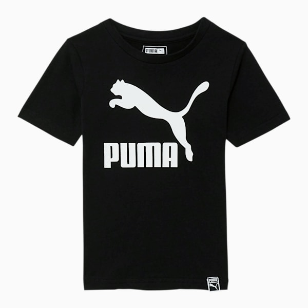 Classics Little Kids' Archive Logo Tee, PUMA BLACK, extralarge