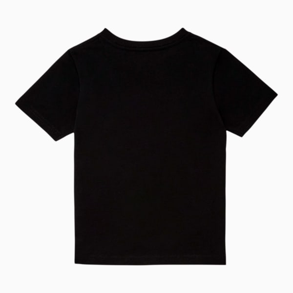 Tailored for Sport Little Kids' Graphic Tee, PUMA BLACK, extralarge