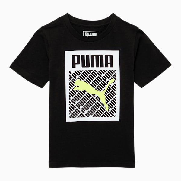 Graphic Injected Little Kids' Tee, PUMA BLACK, extralarge