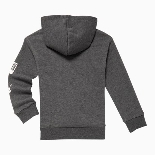 Tailored for Sport Little Kids' Fleece Hoodie, CHARCOAL HEATHER, extralarge