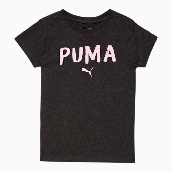 Alpha Little Kids' Graphic Tee, BLACK HEATHER, extralarge