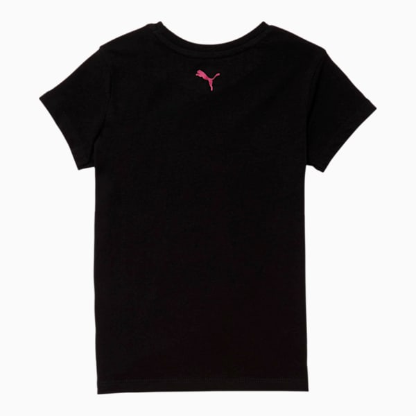 Alpha Little Kids' Graphic Tee, PUMA BLACK, extralarge