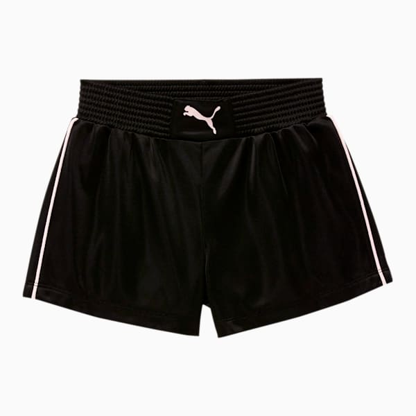 Alpha Little Kids' Tricot Fashion Shorts, PUMA BLACK, extralarge