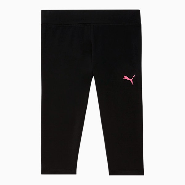 PUMA Little Kids' Capri Leggings, PUMA BLACK, extralarge