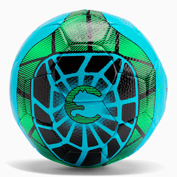 procat Geomax Soccer Ball, CYANNE BLU, extralarge