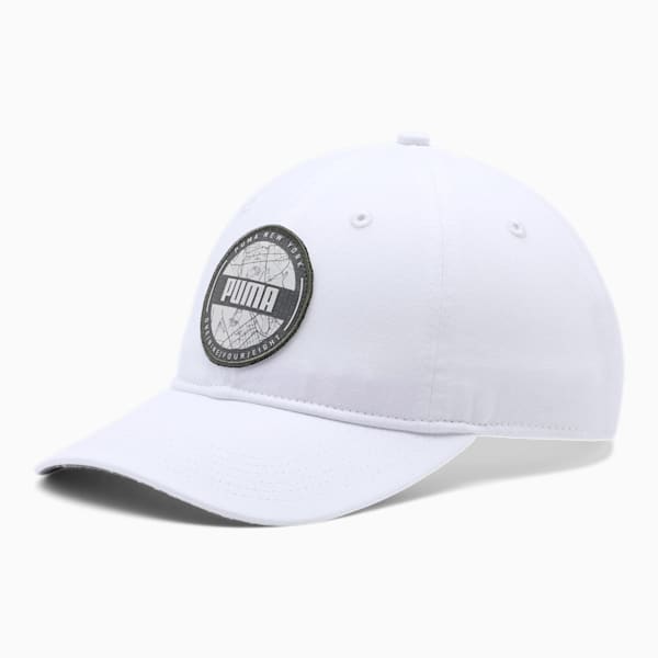 PUMA World Adjustable Dad Cap, WHITE TRADITIONAL, extralarge