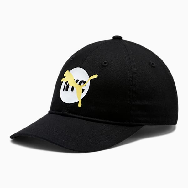 PUMA NYC Adjustable Dad Cap, BLACK, extralarge