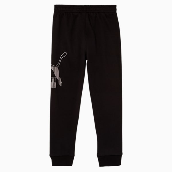 Classic Split Little Kids' Fleece Joggers, PUMA BLACK, extralarge