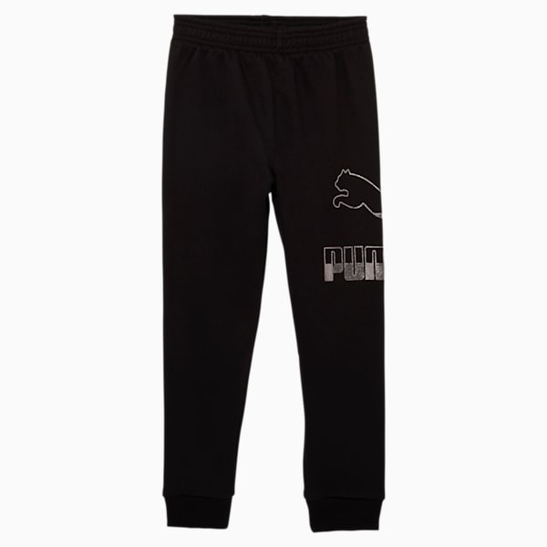 Classic Split Little Kids' Fleece Joggers, PUMA BLACK, extralarge