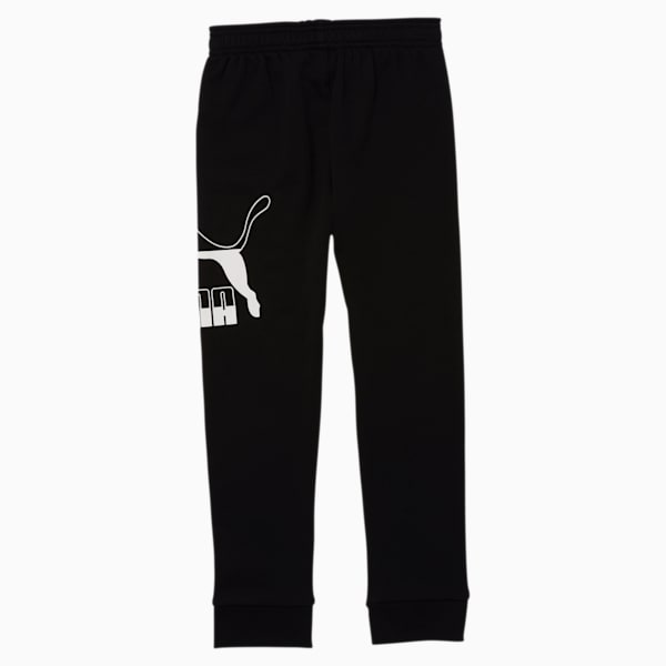 Classic Split Little Kids' Fleece Joggers, PUMA BLACK, extralarge