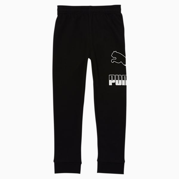 Classic Split Little Kids' Fleece Joggers, PUMA BLACK, extralarge