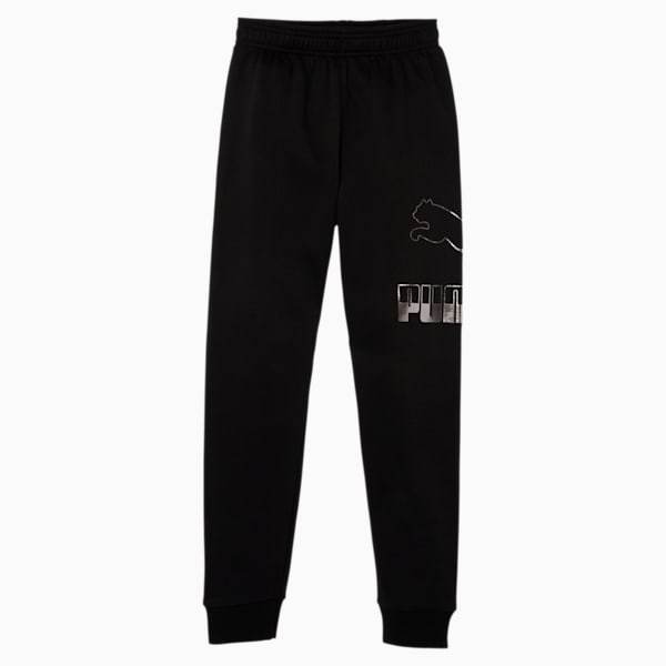 Classic Split Boys' Fleece Joggers JR, PUMA BLACK, extralarge