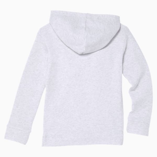 Big Cat Little Kids' Hoodie, WHITE HEATHER, extralarge